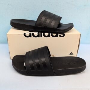 Adidas Adilette Men's Comfort Slip On Slides Sandals US 13 Black